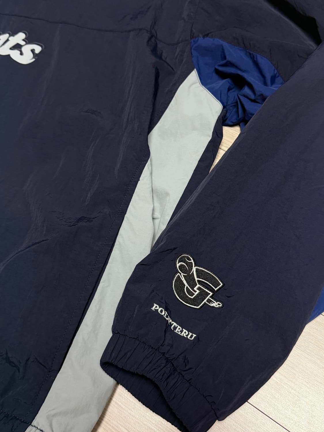 롯데자이언츠 폴리테루 풀오버 네이비 XL (120) 상품이미지2