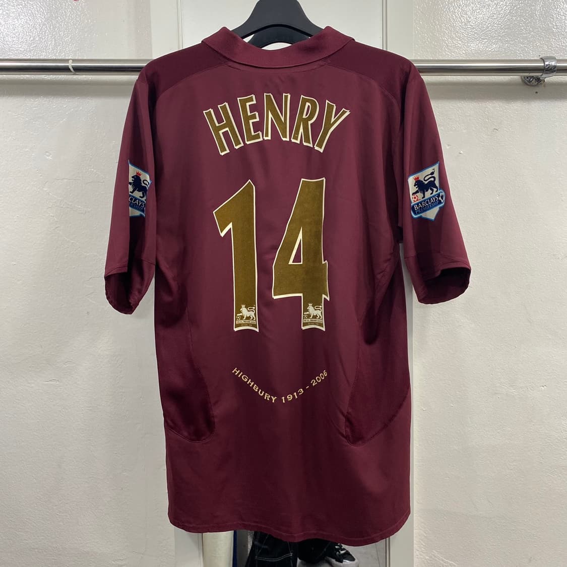 S 나이키 아스날 05-06 하이버리 앙리 유니폼 상품이미지3