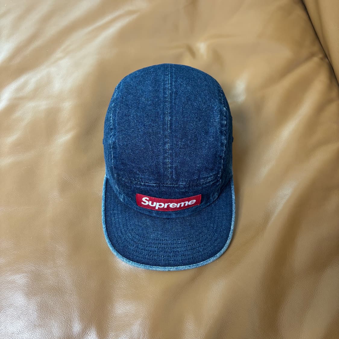 Supreme 슈프림 데님 캠프캡 모자 (Washed Denim) 상품이미지5