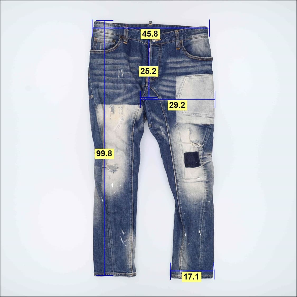 50 디스퀘어드2 워싱 데님팬츠 0402H1 상품이미지7