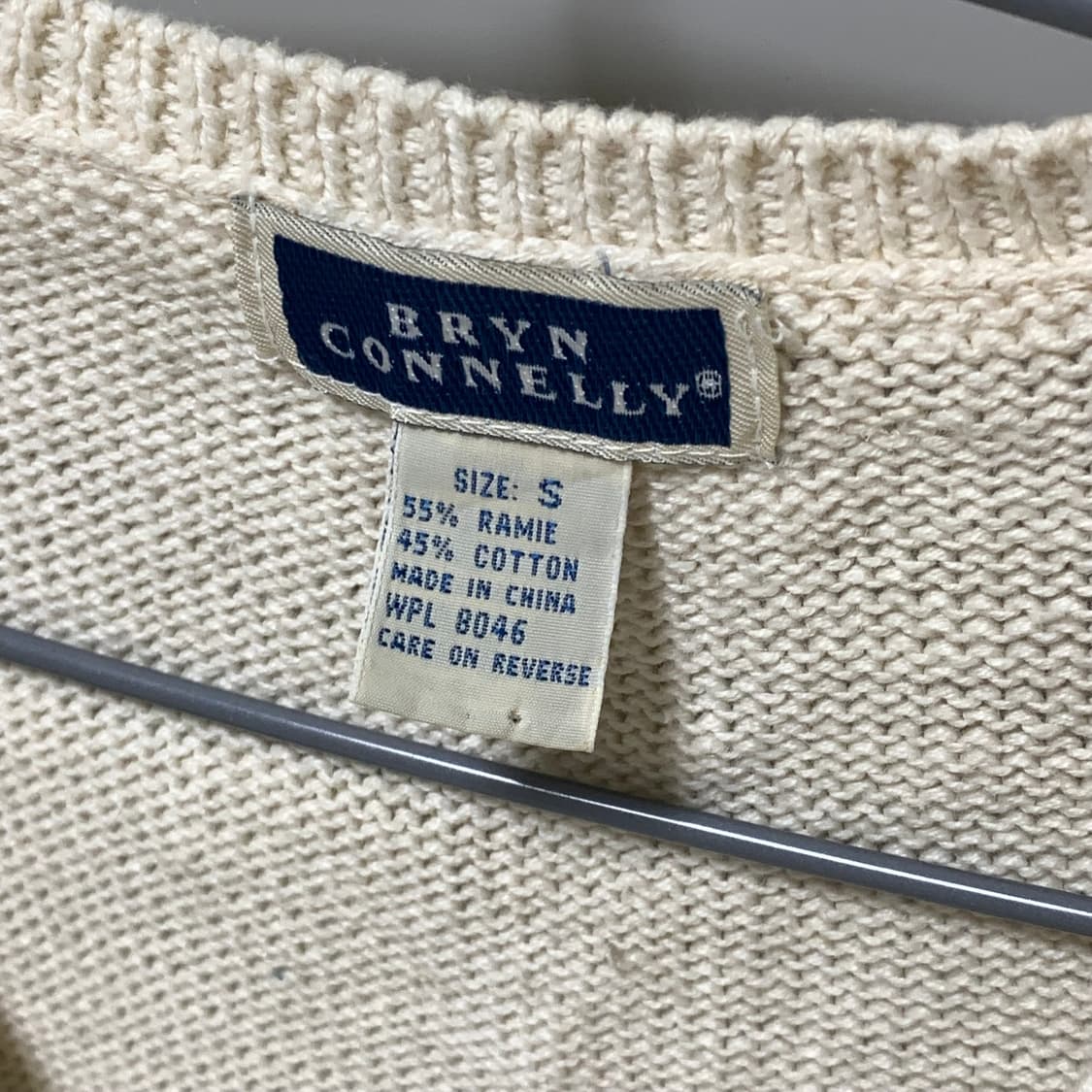 빈티지 자수 니트 베스트 상품이미지3