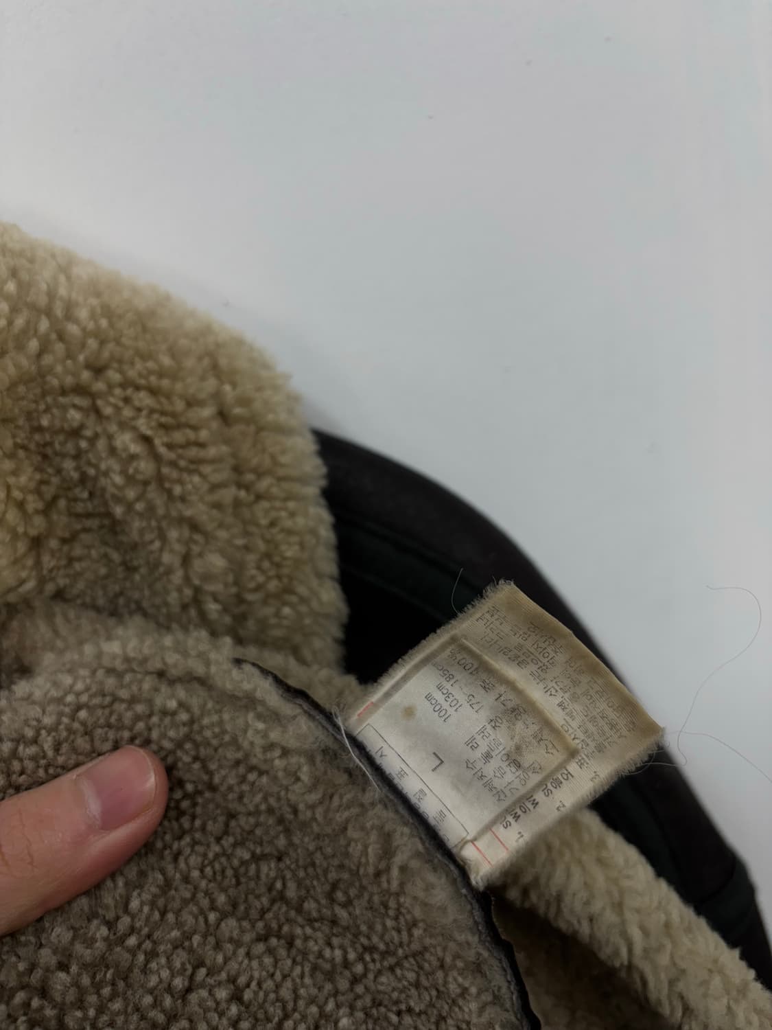 FASHART  B-3 양가죽 무스탕 상품이미지8