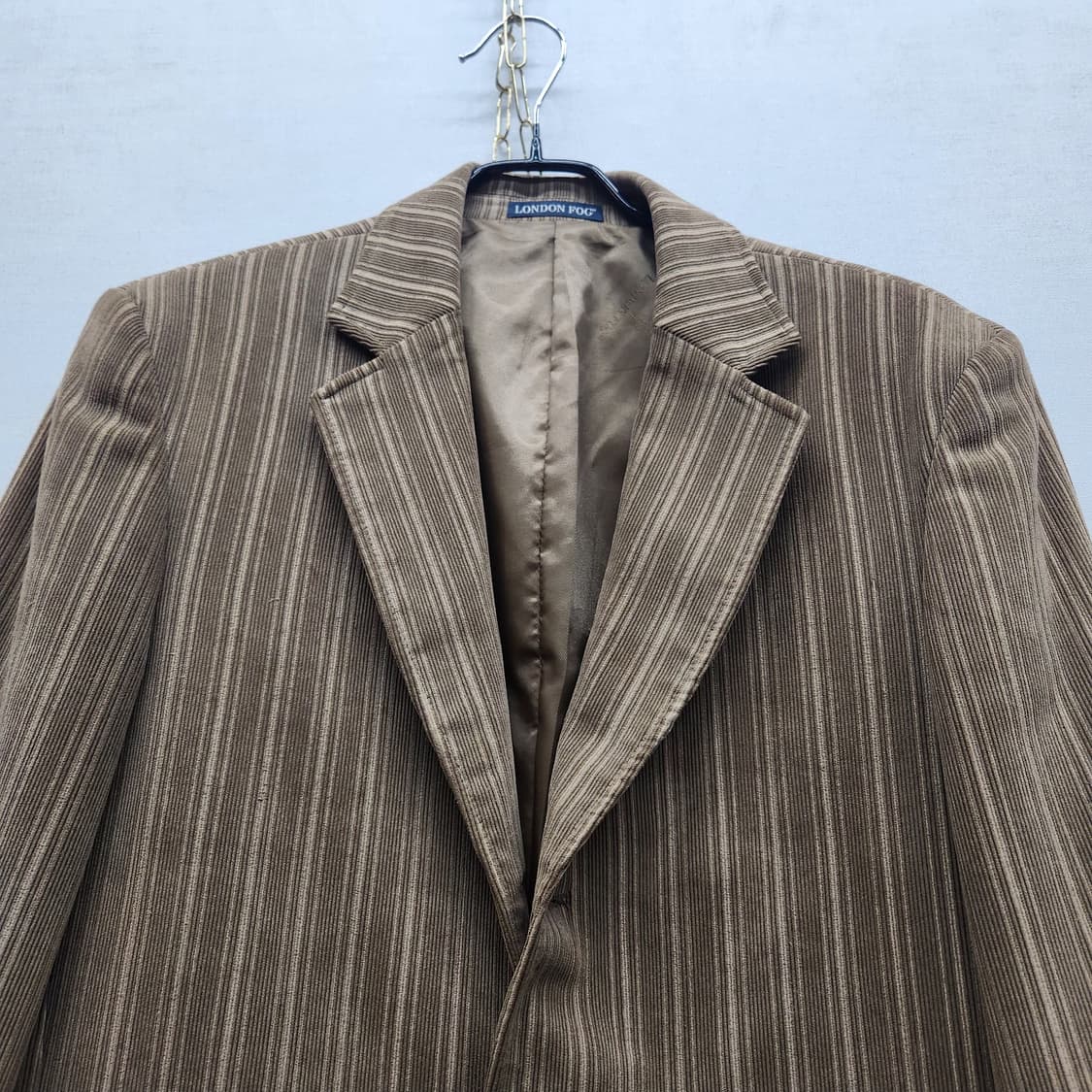런던포그 코듀로이 빈티지 블레이저 자켓 95(L) 상품이미지2