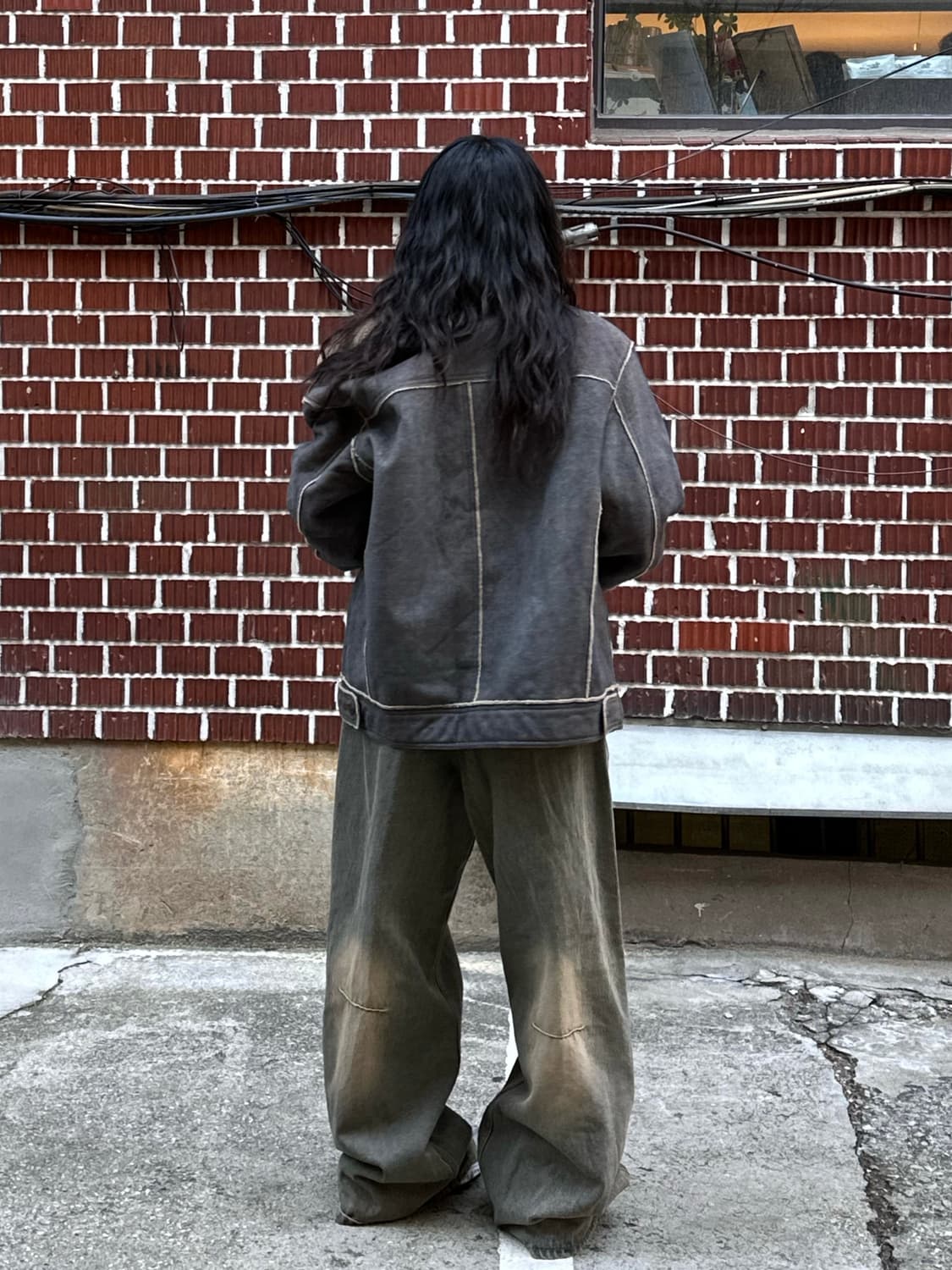 쉐르파 자켓 나이키 뽀글이 맨투맨 어반드레스 와이드 팬츠 상품이미지3