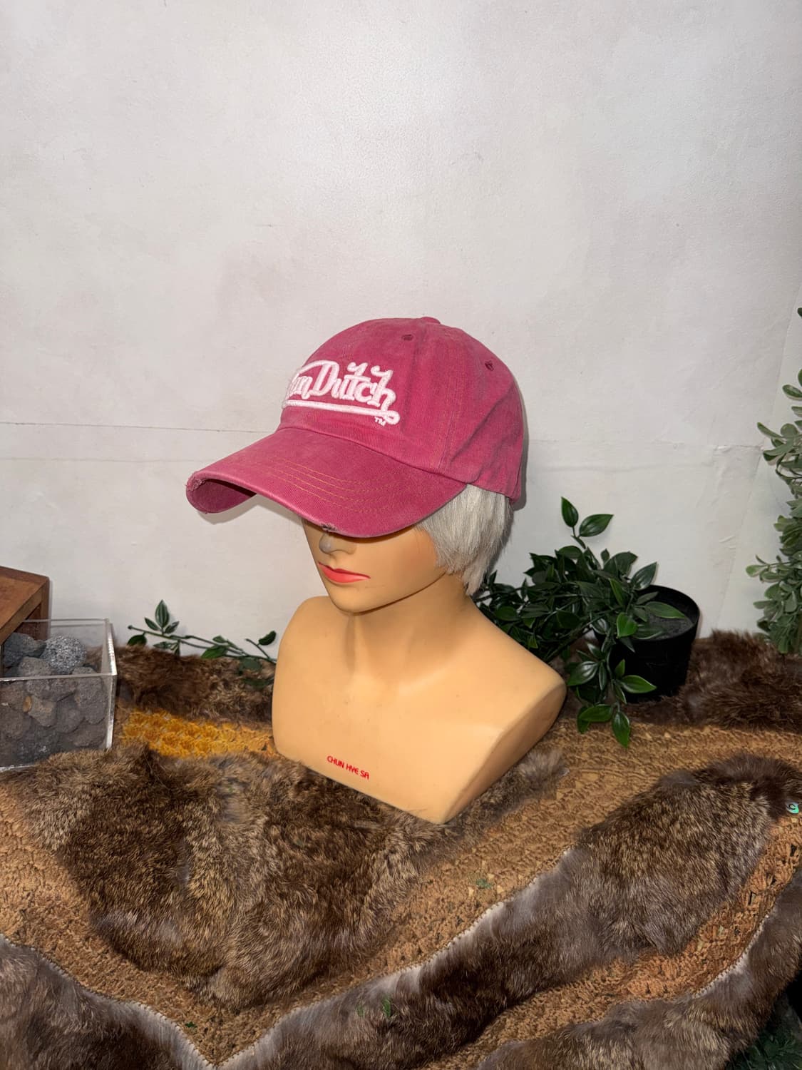 Von Dutch cherry pink logo ball cap 상품이미지1
