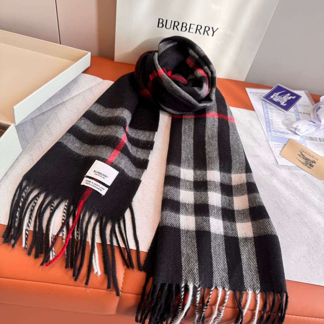 버버리 양면 머플러 램스울 100% 추동 단품
 상품이미지2