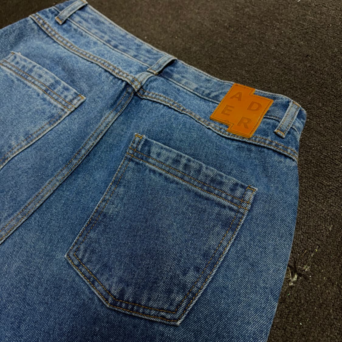 아더에러 연청 와이드 핀턱 데님 팬츠 청바지 m 상품이미지5