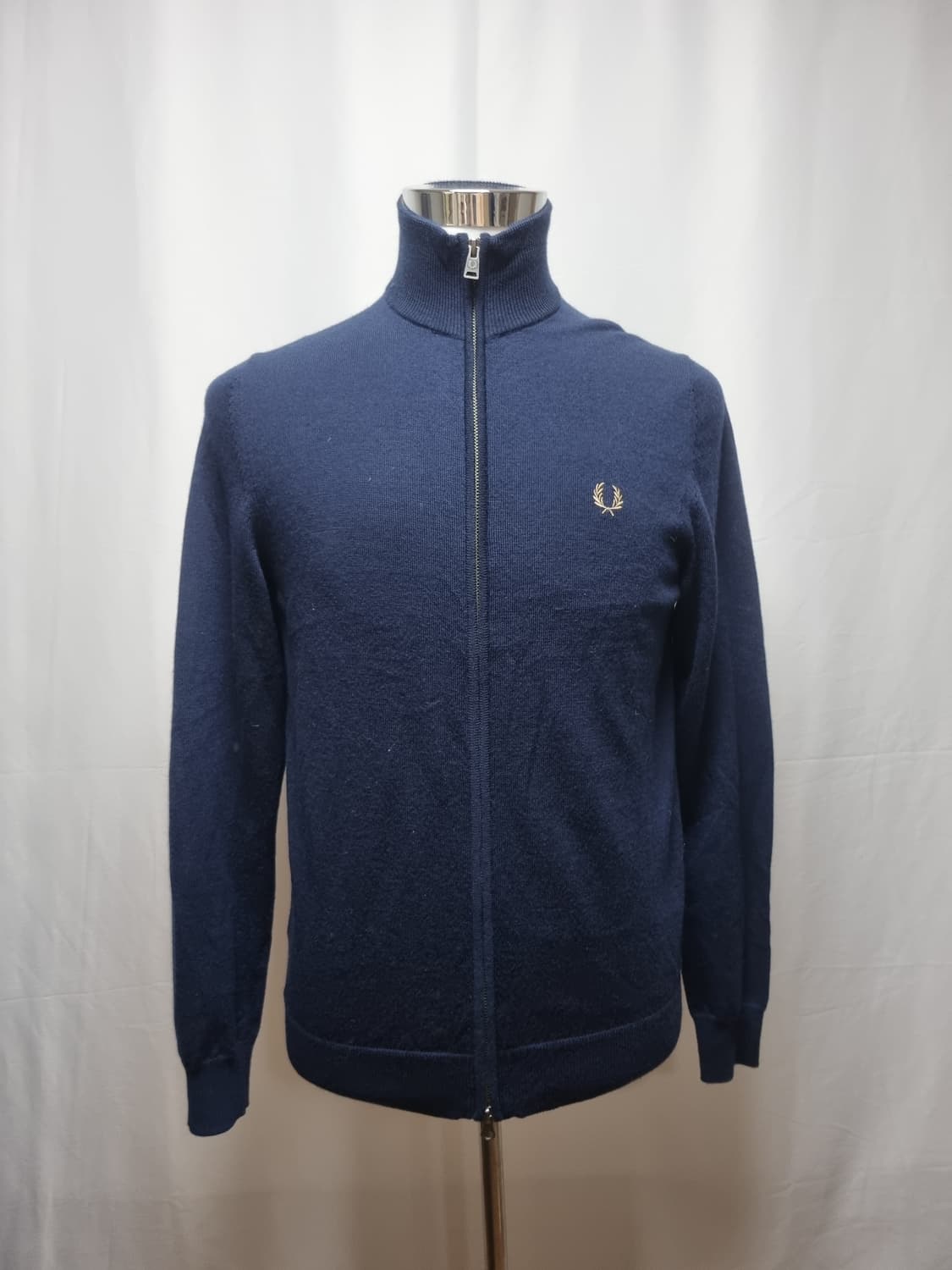 프레드페리 니트 집업 상품이미지1