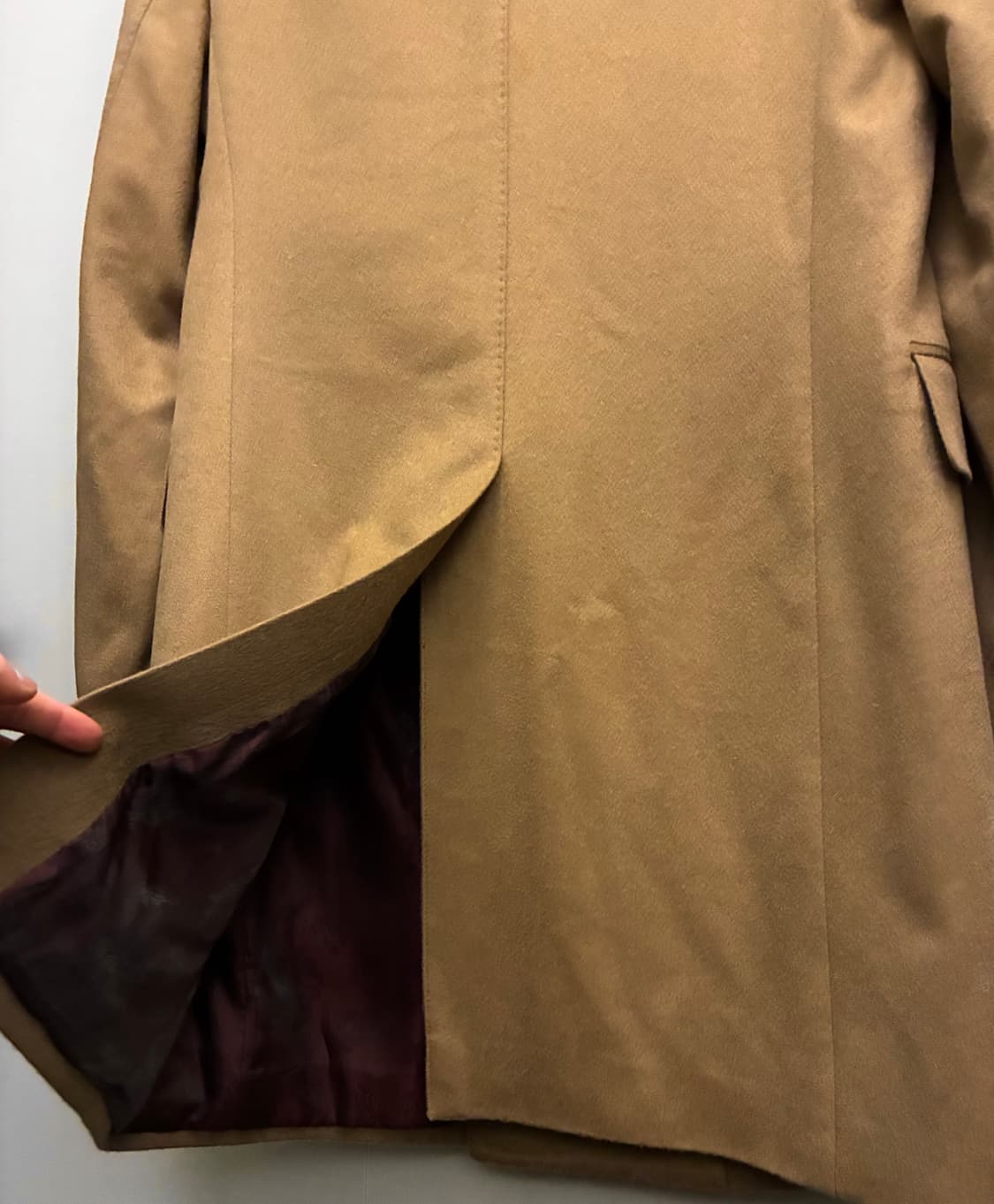 (95)반하트 아리스톤 나폴리 캐시미어 더블 브레스티드 코트 상품이미지7