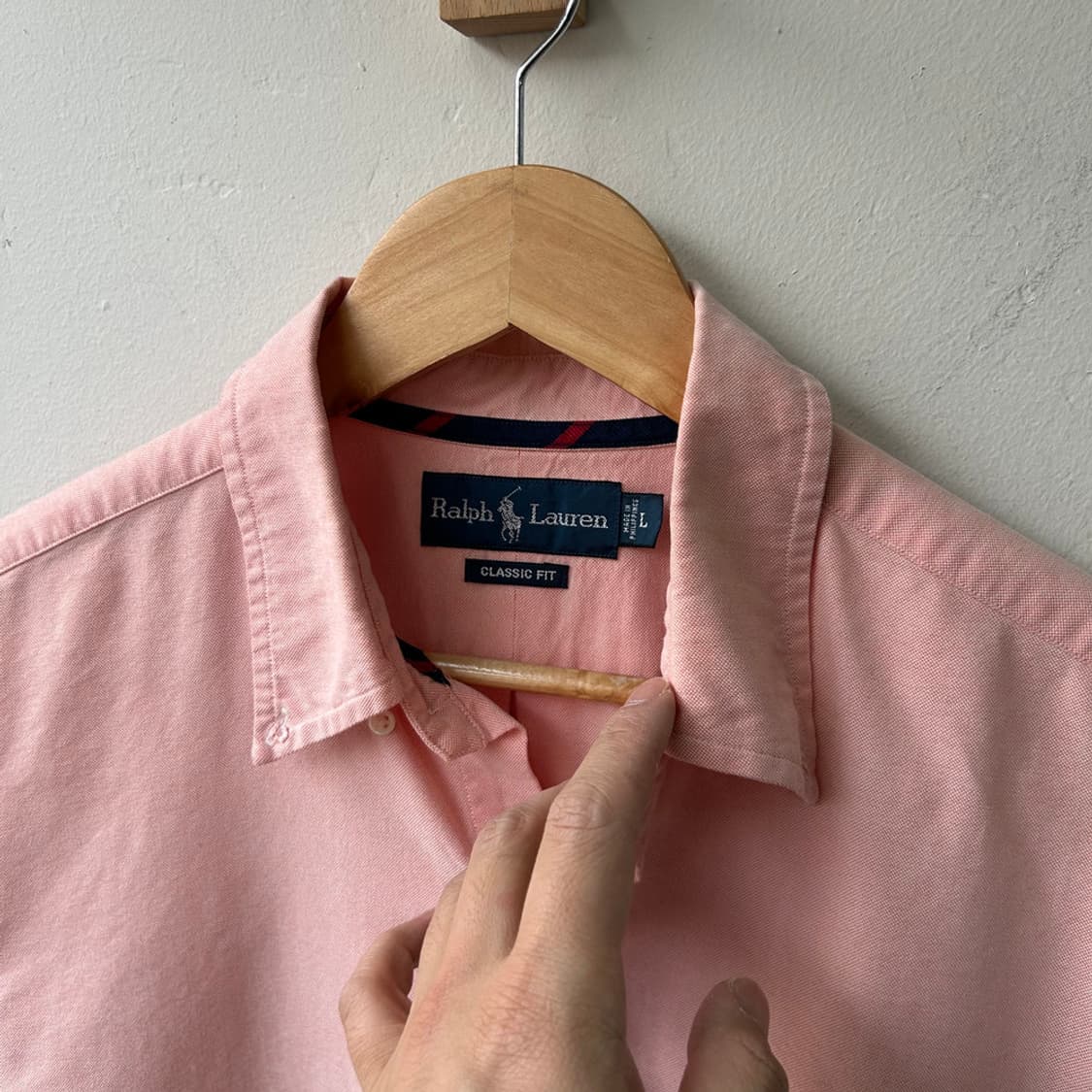 16413 - 폴로 랄프로렌 핑크 셔츠 상품이미지3