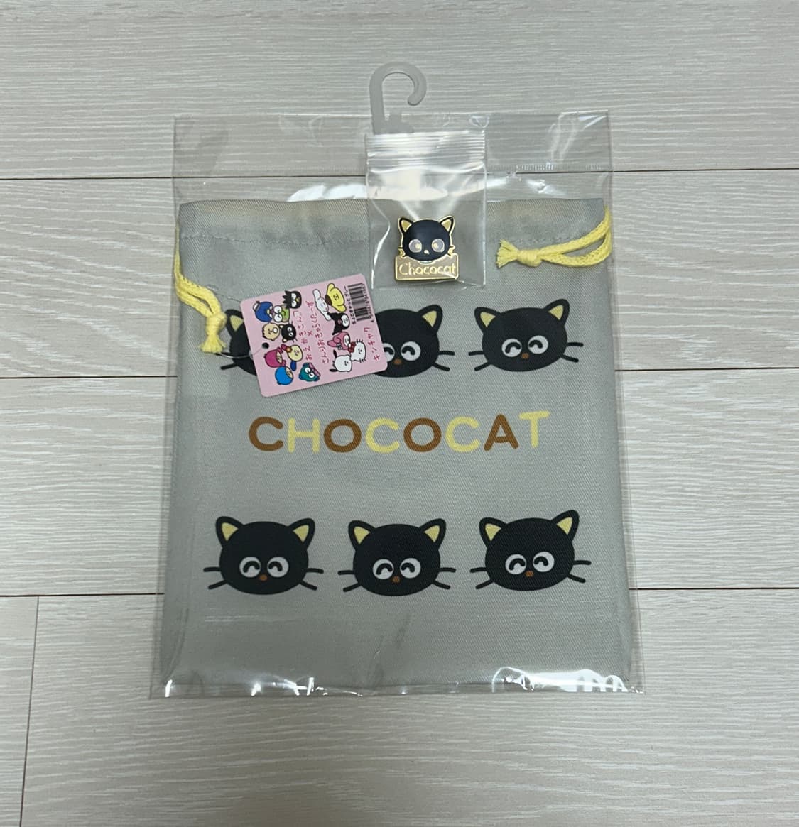 초코캣 오에카키상 파우치 고전 핀 뱃지 세트 일괄 상품이미지1