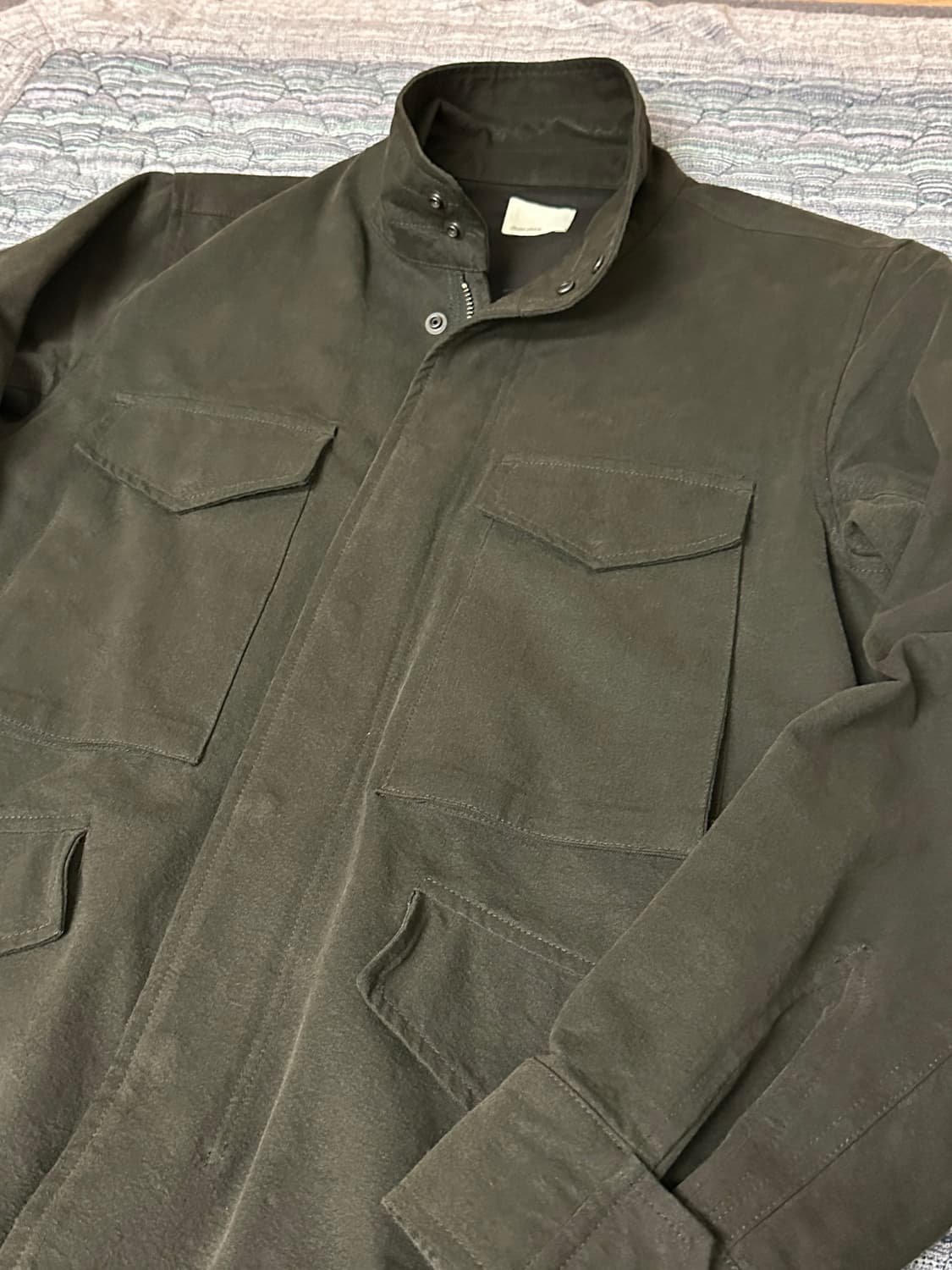 모노프리베 Textured M65 Jacket - Black 상품이미지2