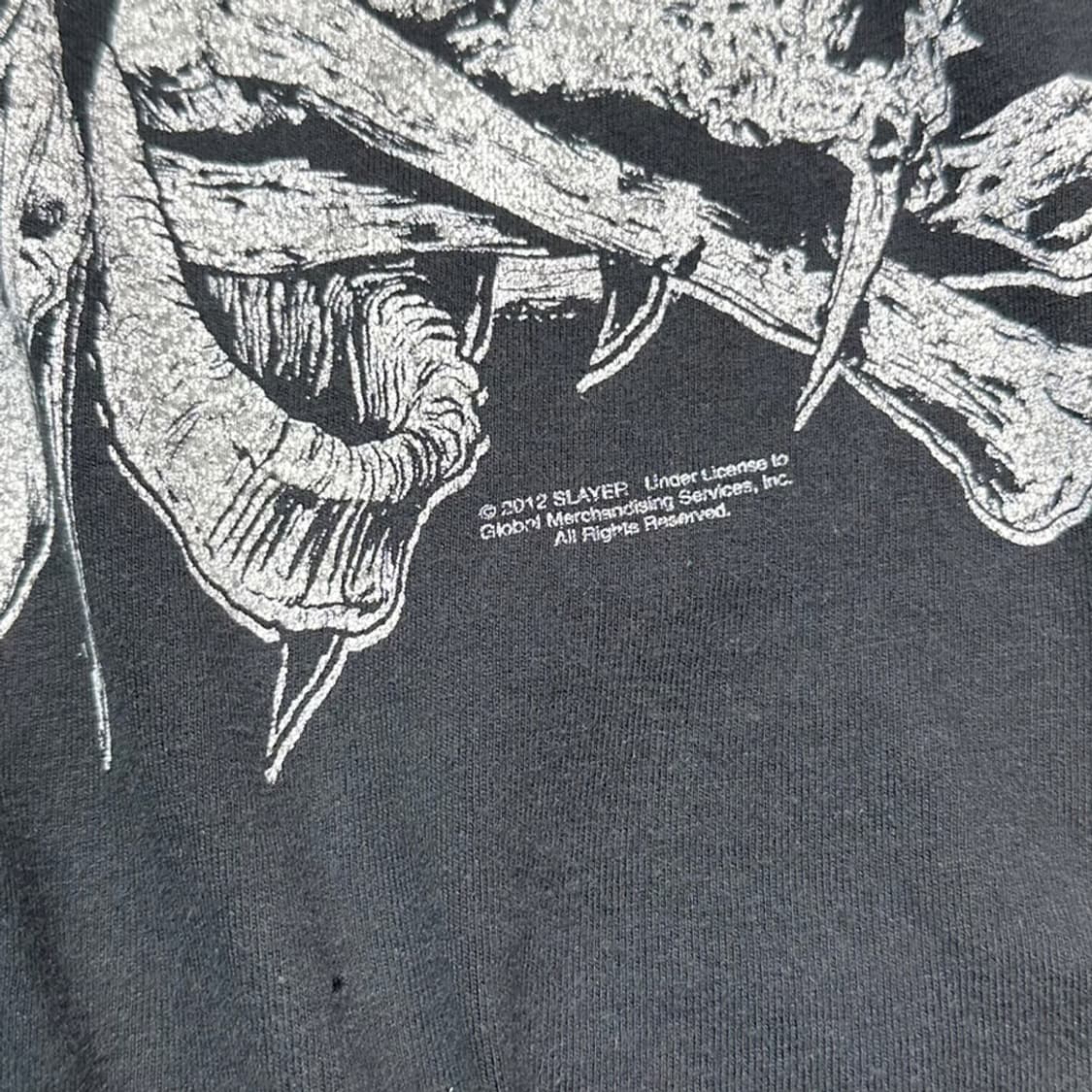 슬레이어 Slayer 메탈밴드 프린팅 티셔츠 상품이미지4