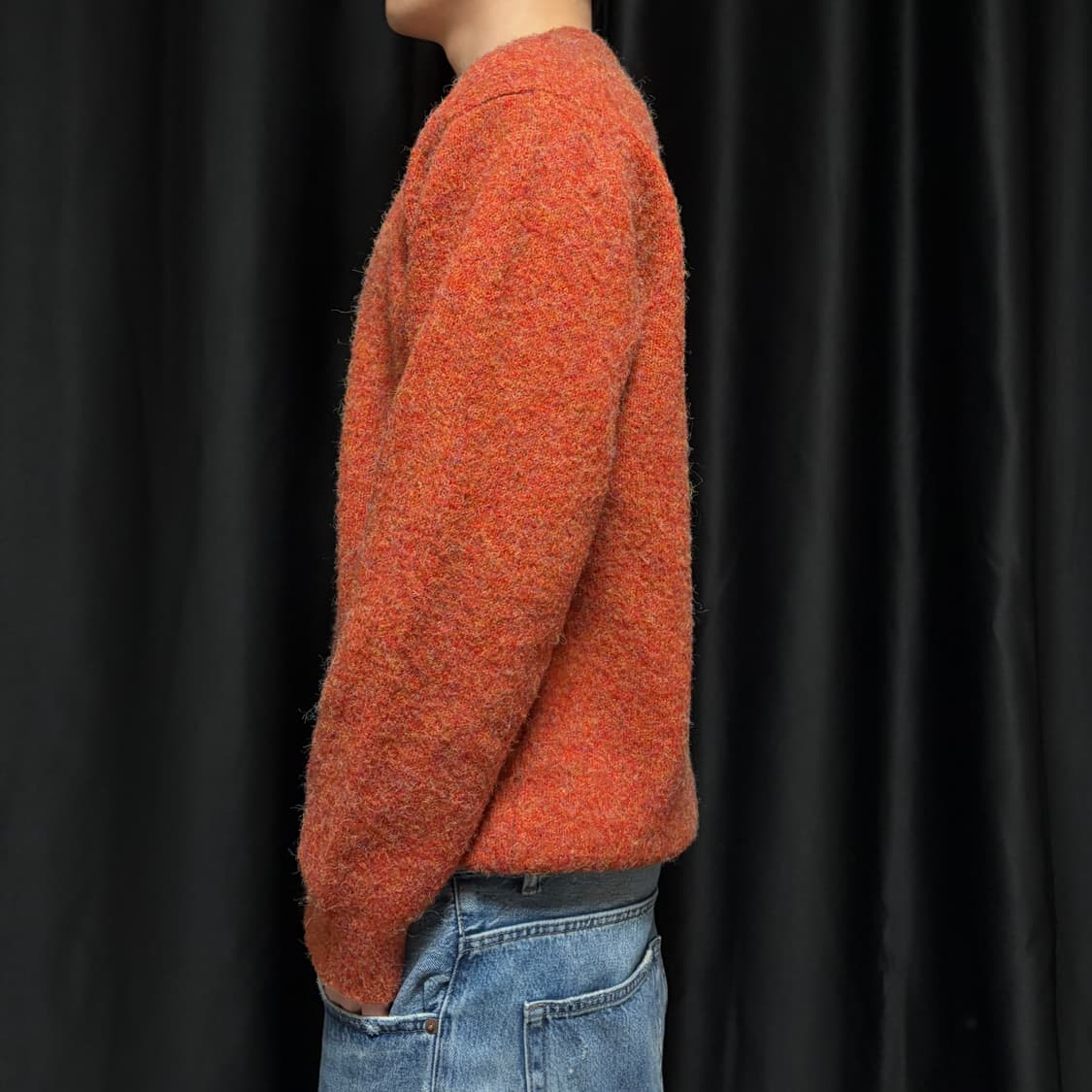 르마드 울 오버핏 라운드 니트 3사이즈 상품이미지5