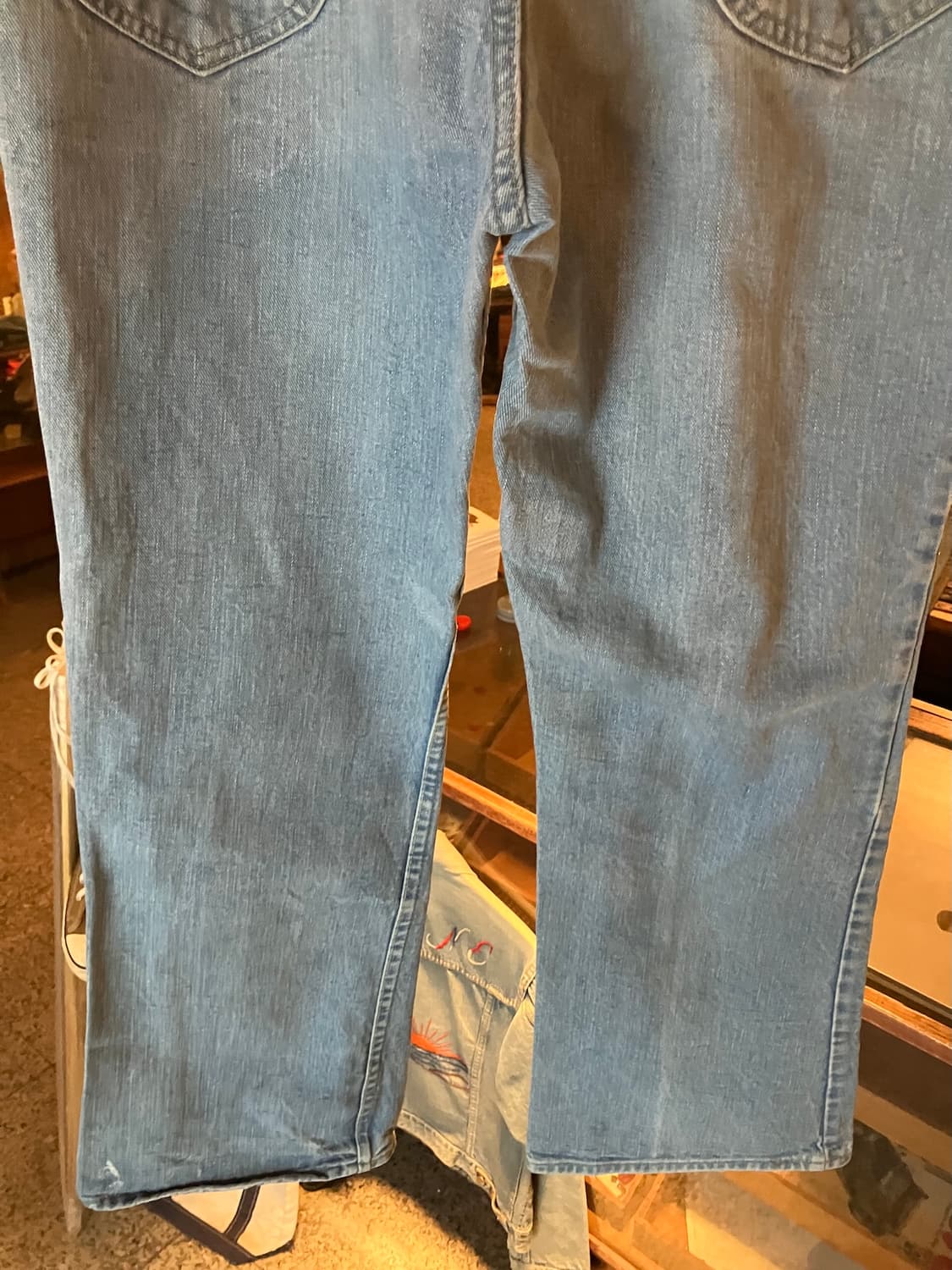 80s USA 빈티지 LEE 리 라이더스 200 데님 팬츠 상품이미지7