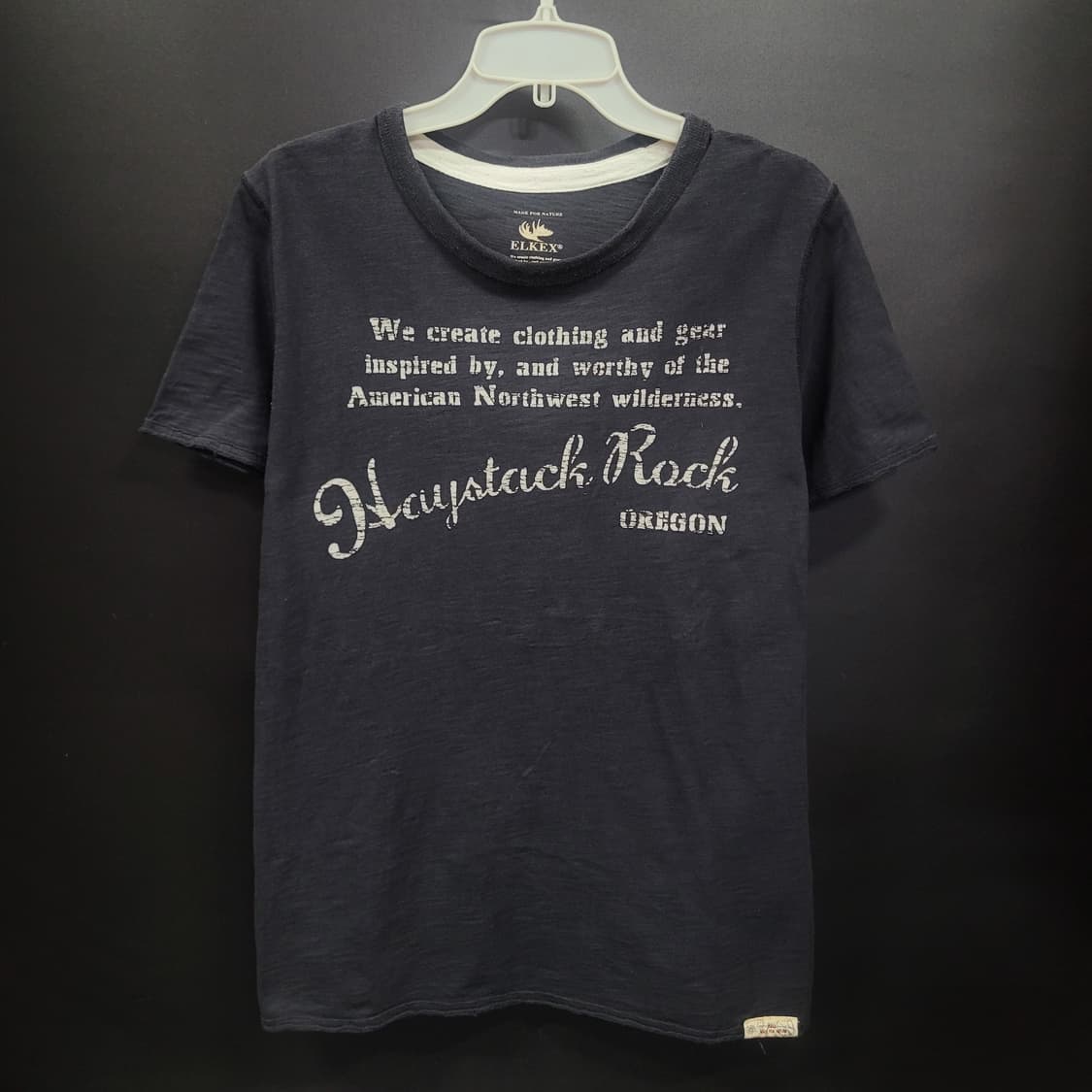 ELKEX Haystack Rock 빈티지 프린팅 셔츠 상품이미지1