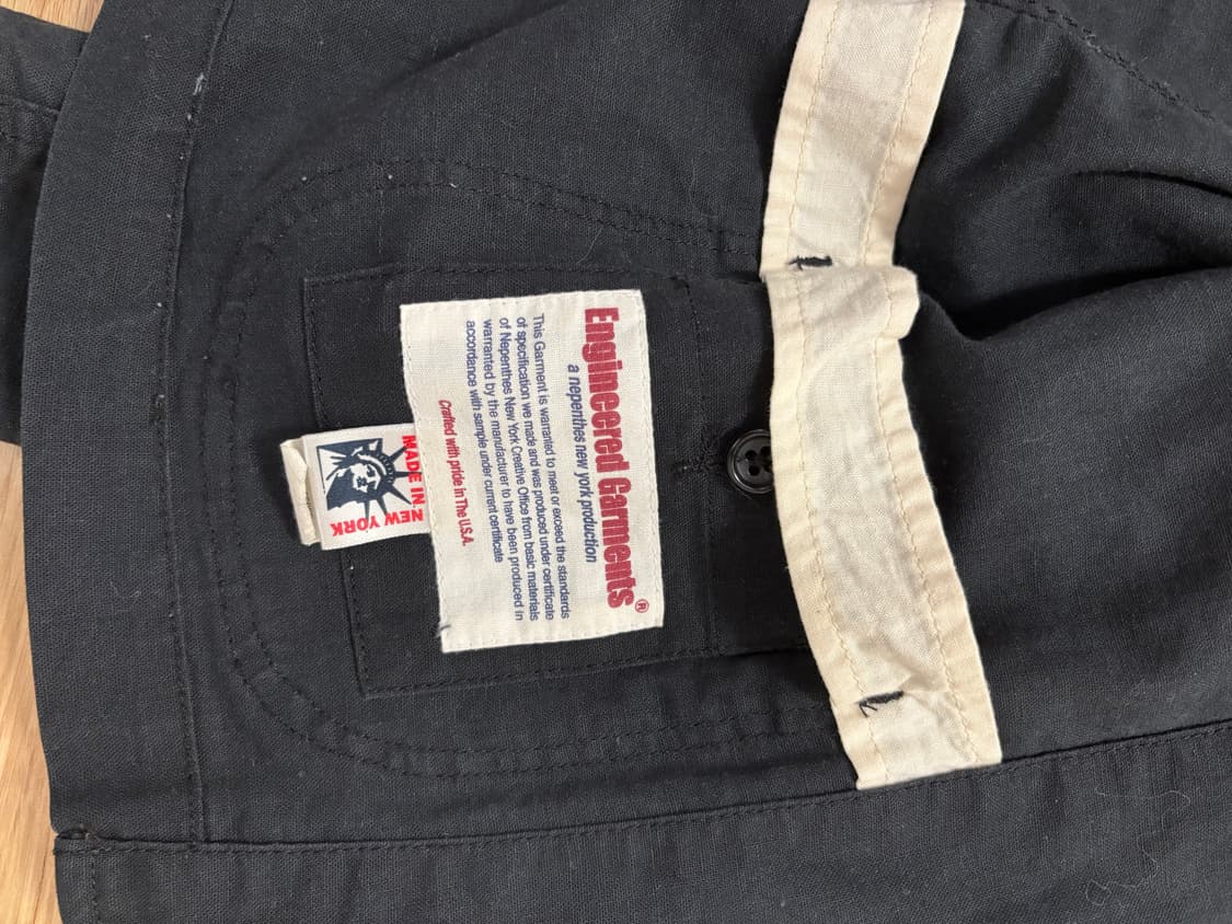 [1] 엔지니어드가먼츠 베드포드 자켓 블랙 상품이미지6