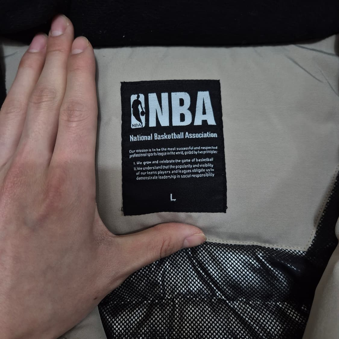 NBA 시카고 불스 사이드포켓 구스다운 후드 패딩 점퍼 L(100) 상품이미지7