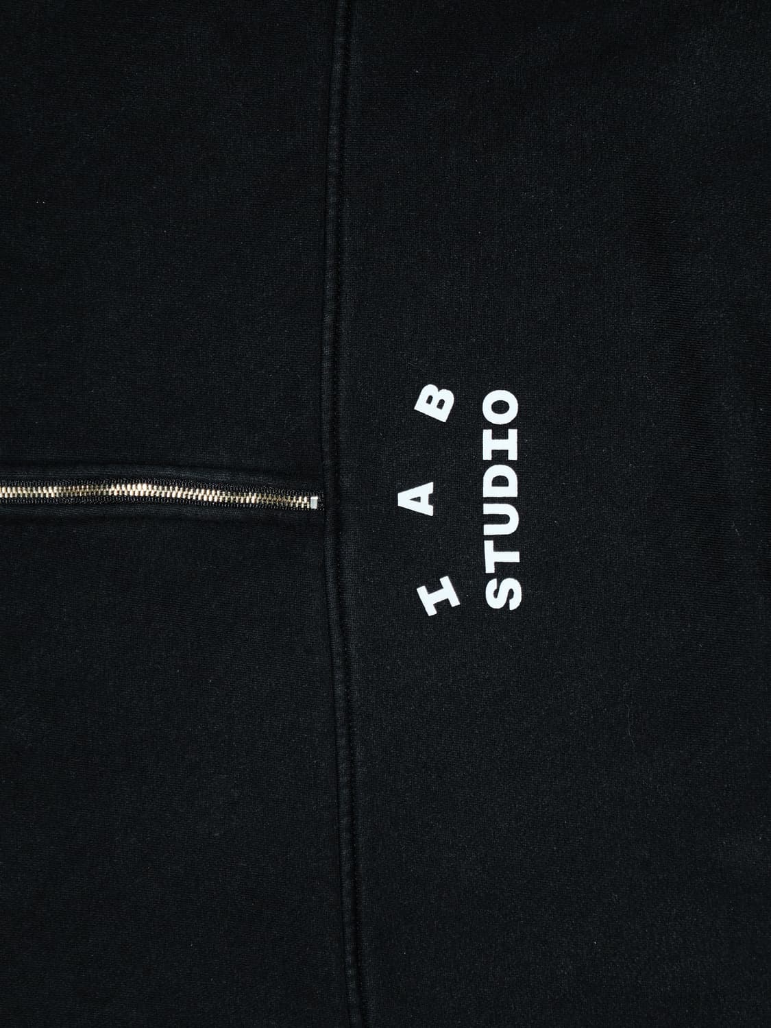 [정품]아이앱 스튜디오 하프 반집업 맨투맨 블랙 XXL 상품이미지4