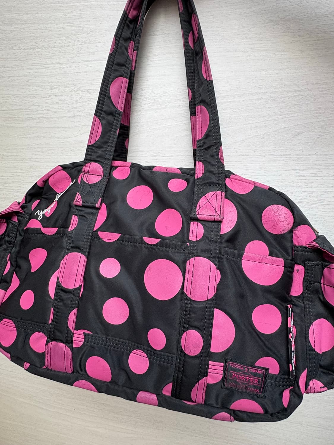 요시다 포터 엑스걸 쿠사마 야요이 토트백 상품이미지1