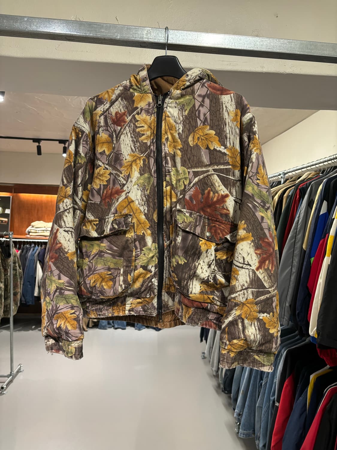 빈티지 리얼트리 리버시블 워크 자켓 상품이미지4