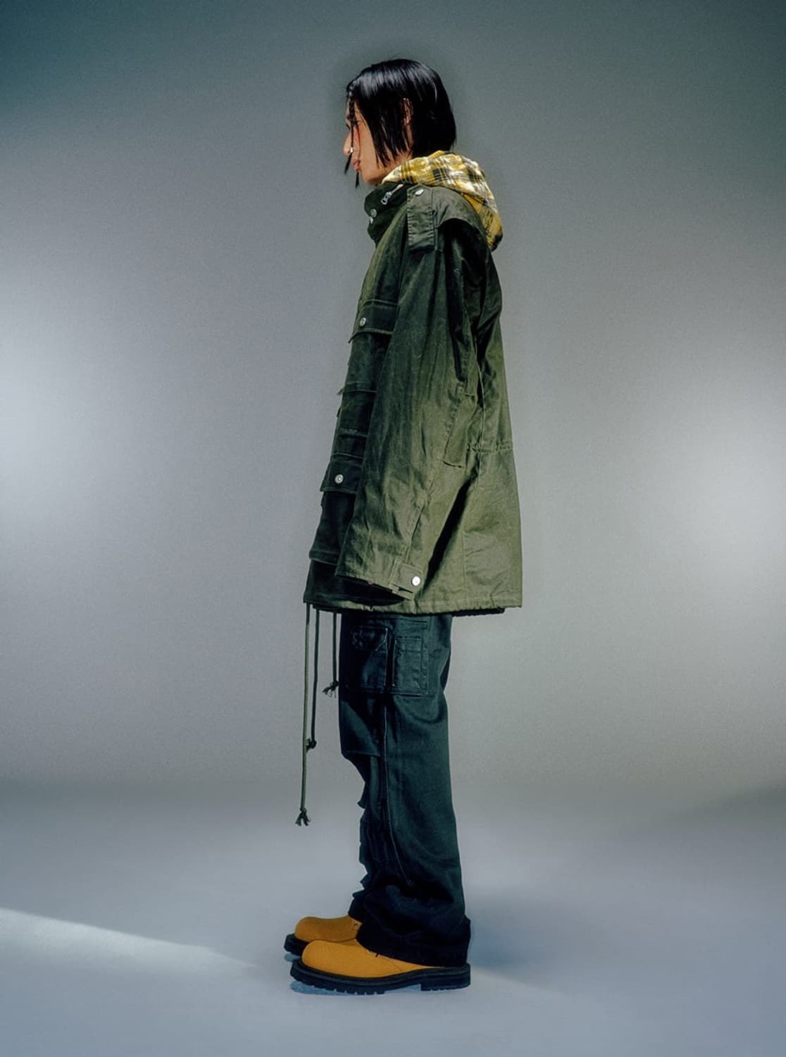 Broner Waxed Field Jacket (Khaki) 상품이미지2