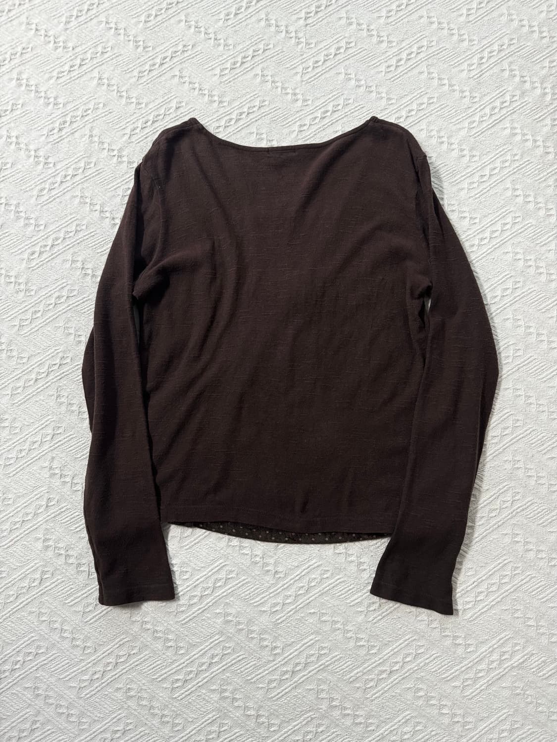 레이어드 벨벳 큐빅 디테일 탑 상품이미지4