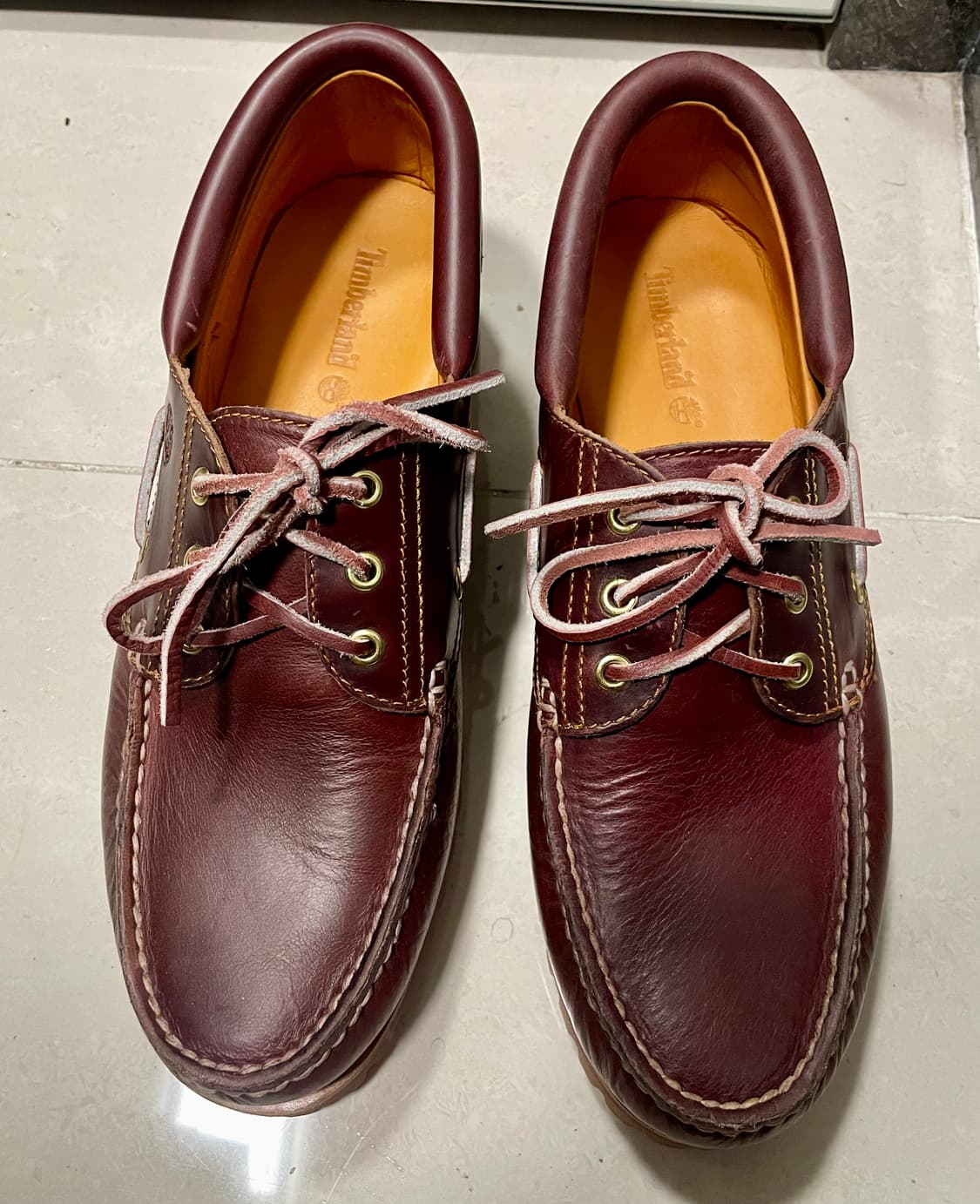 (285)팀버랜드 3아이 보트슈즈 버건디 상품이미지1