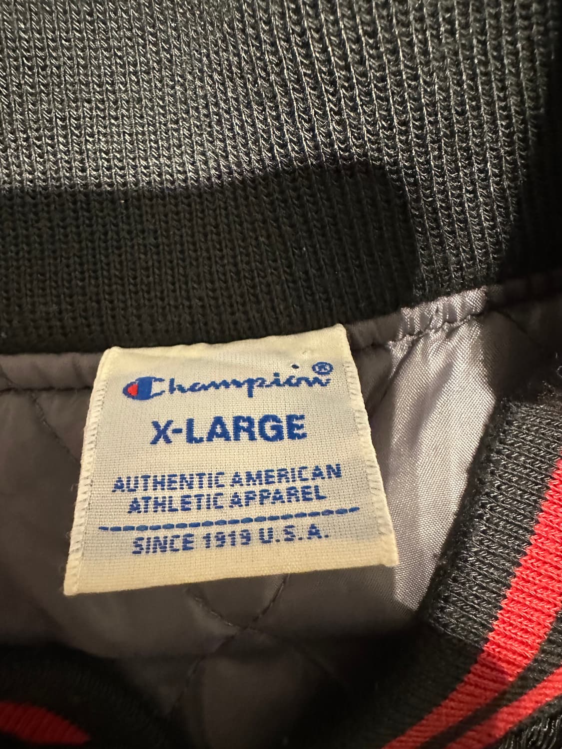 챔피온 빅로고 성조기 스타디움자켓 XL 상품이미지4