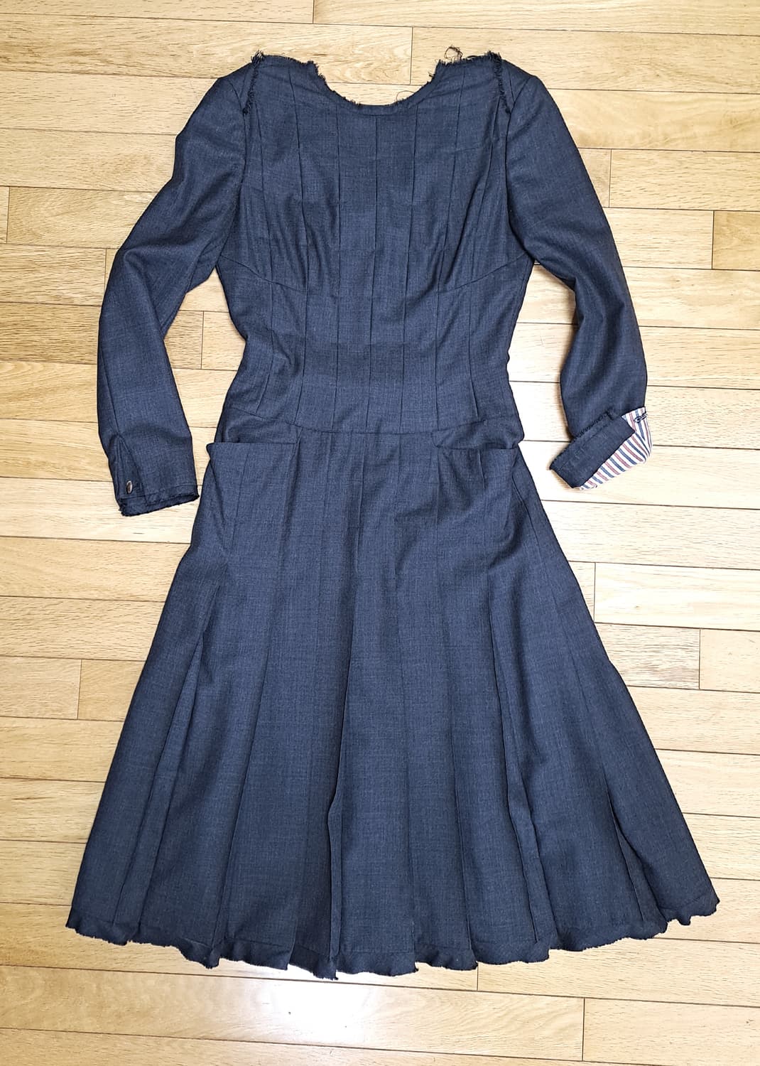 톰브라운 여성 울-캐시미어 원피스 (Size 2) 상품이미지1