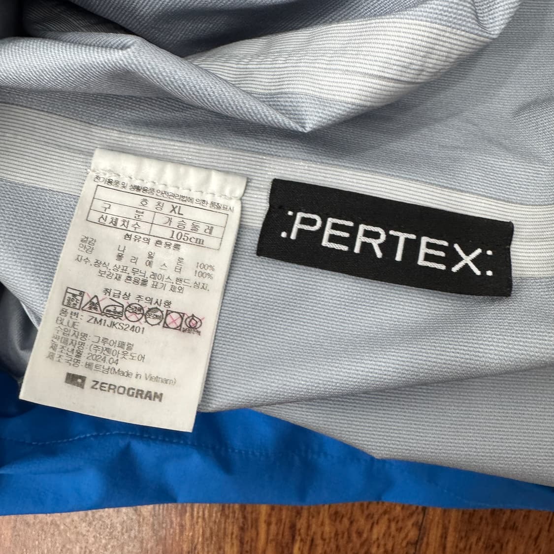 XL 제로그램 퍼텍스 3L 자켓 상품이미지8