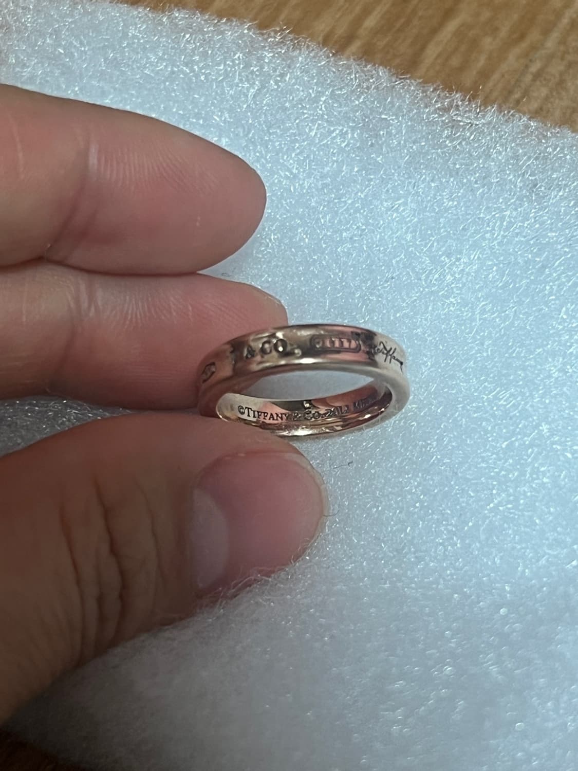 티파니 1837 네로우링 로즈골드 한정판각인 상품이미지1