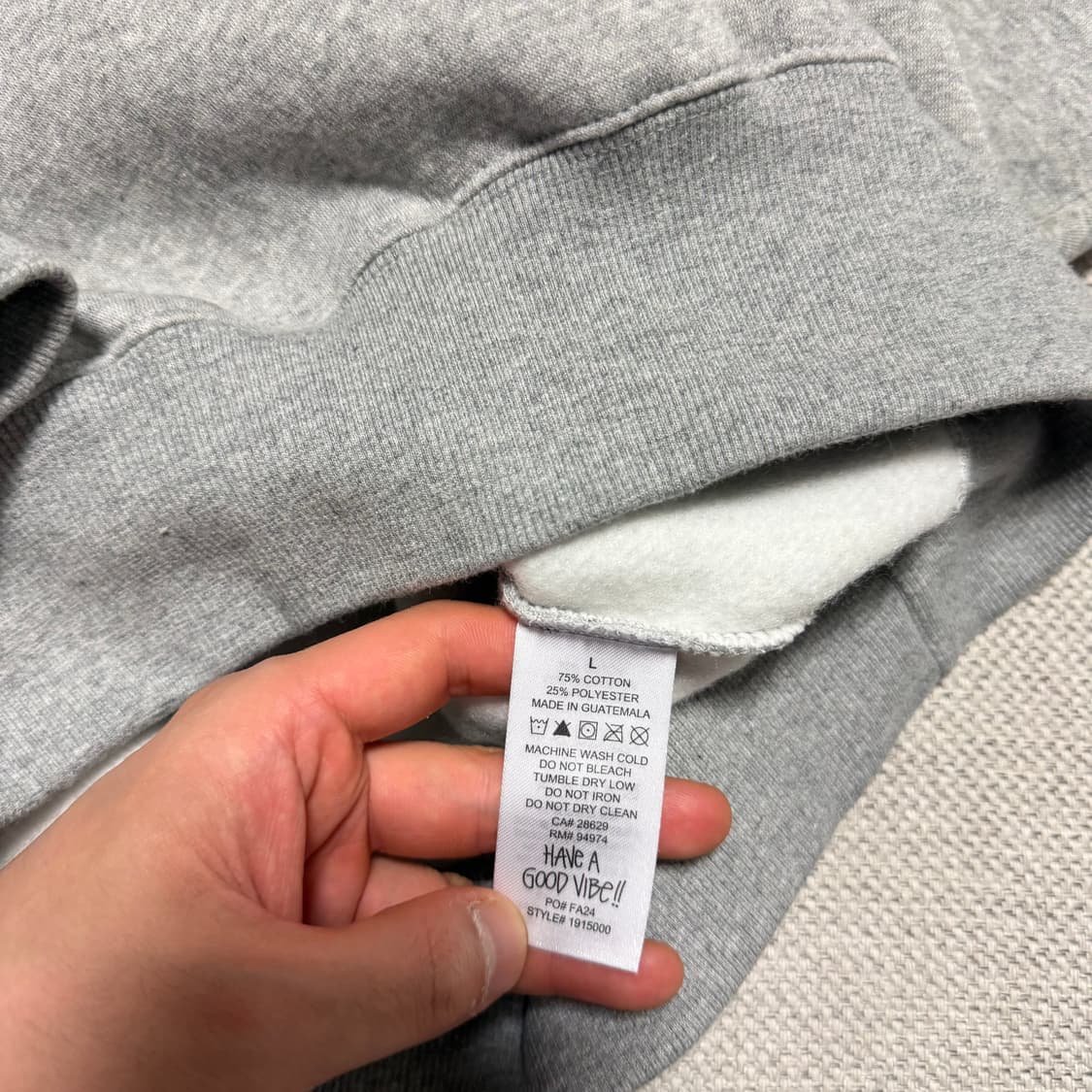 스투시 Stussy 베이직 맨투맨 상품이미지3