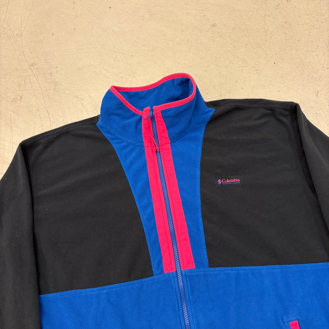컬럼비아 컬러블럭 플리스 집업 상품이미지2
