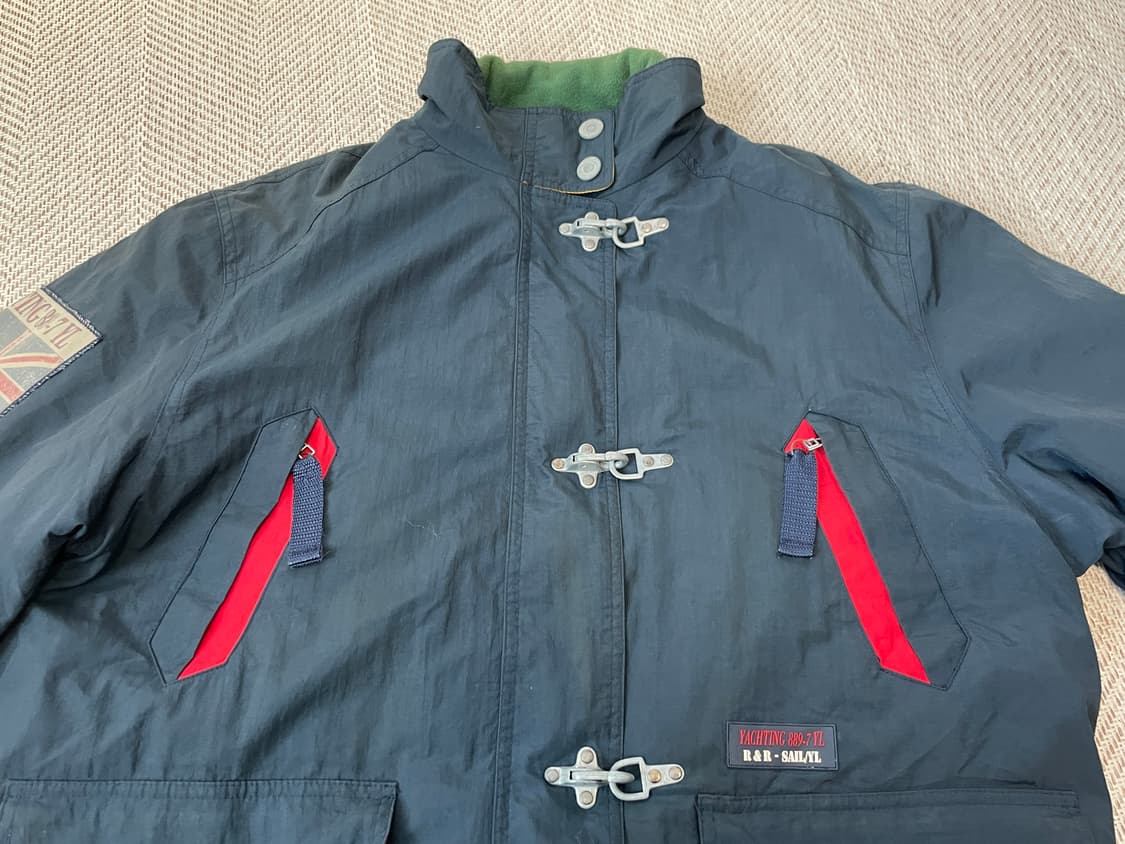 빈티지 파이어맨 버클 세일링 패딩  J03674 상품이미지8