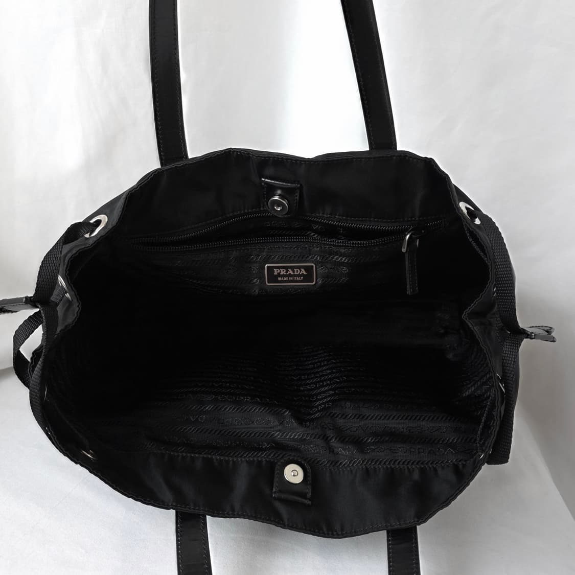 [정품 PRADA] 프라다 투포켓 나일론 숄더백 쇼퍼백 상품이미지8