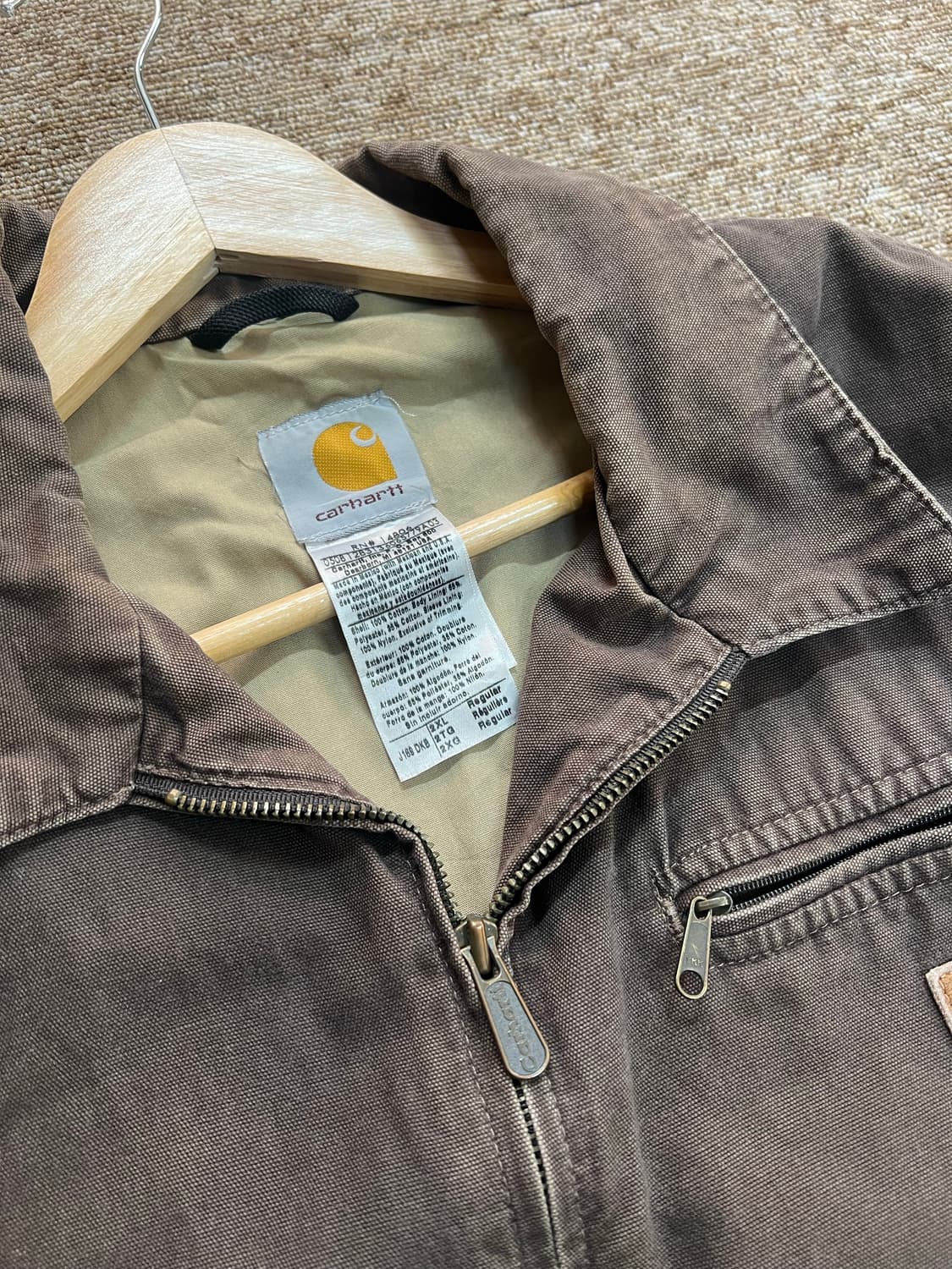 칼하트 j169 디트로이트 워크자켓 2XL 상품이미지4