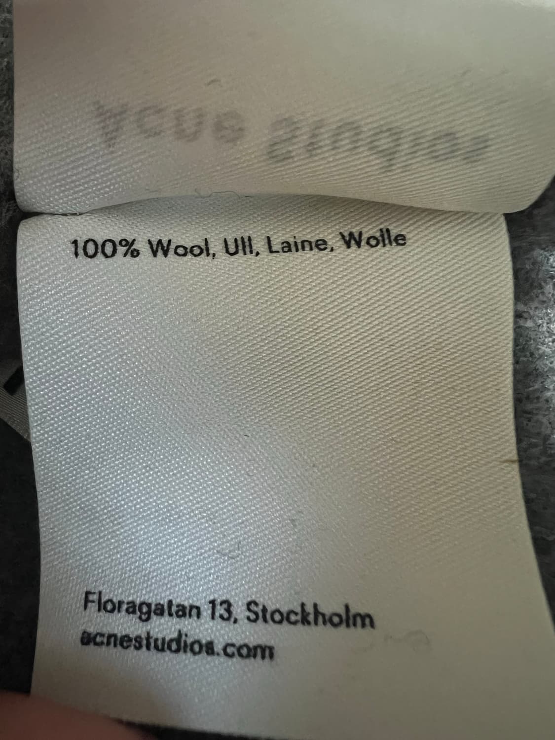 아크네 스튜디오 머플러 그레이 (울 100) 상품이미지3