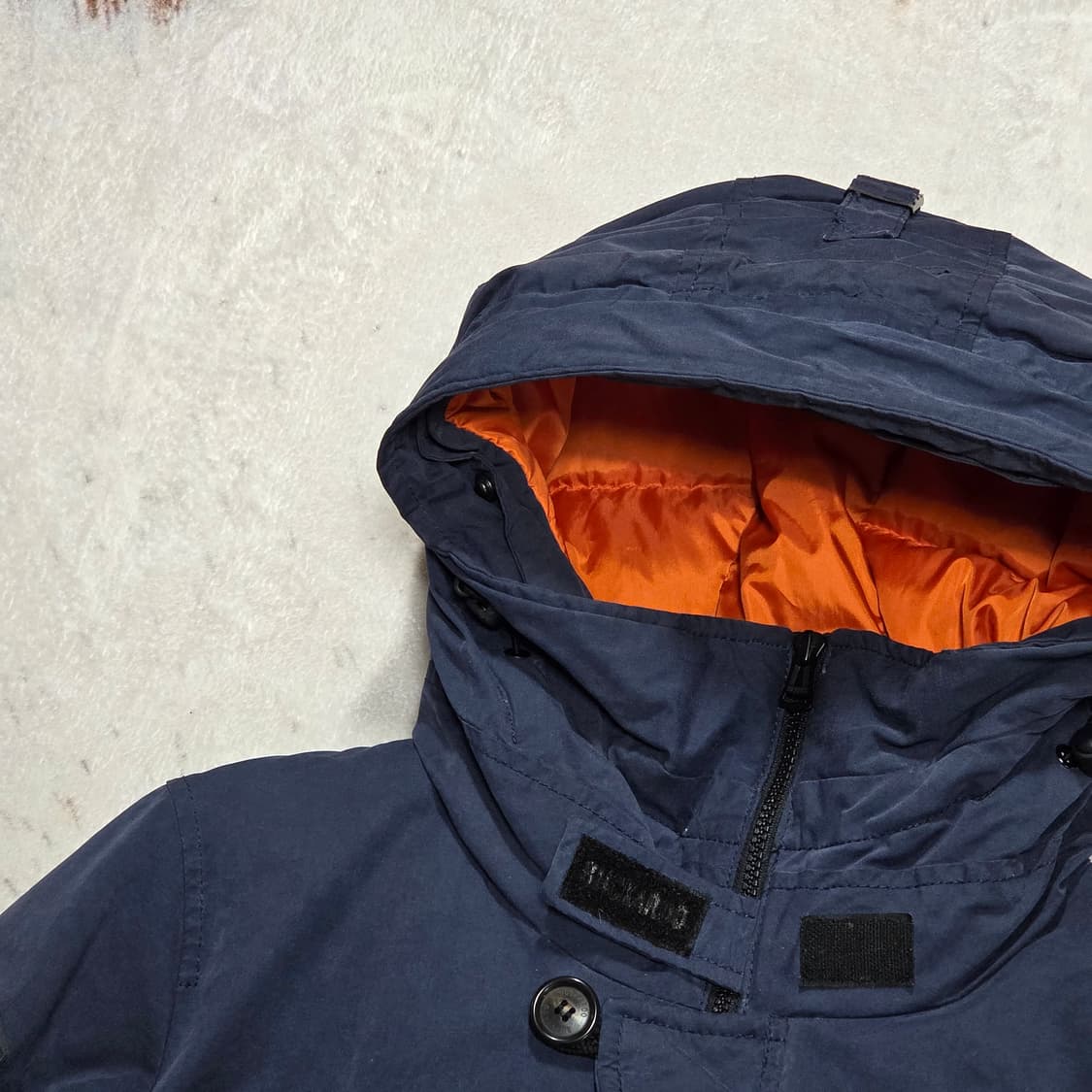 버커루 덕다운 네이비 야상 패딩 상품이미지2
