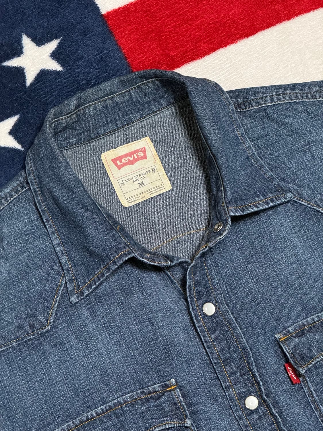 리바이스 웨스턴데님셔츠 Levi‘s Western Denim Shirt 상품이미지5