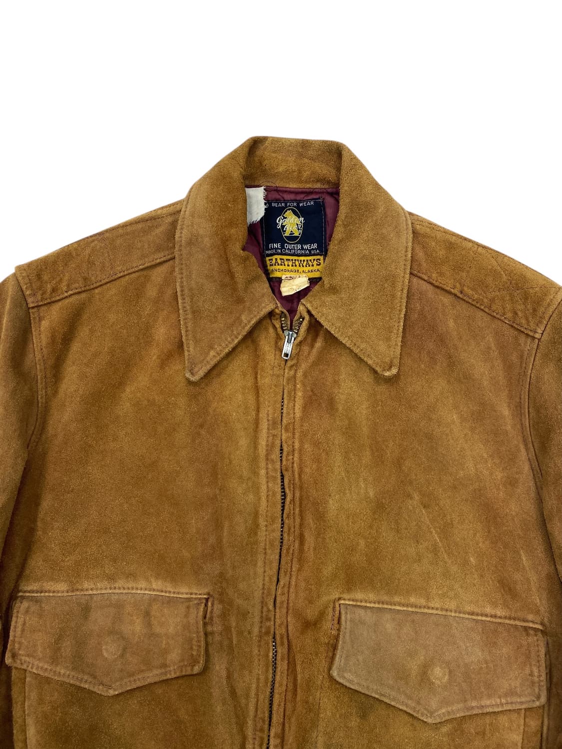 60’s 골든베어 스웨이드 A-2 플라이트 자켓 상품이미지3