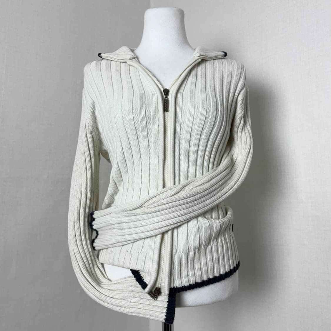 폴로 진스 니트집업 상품이미지2