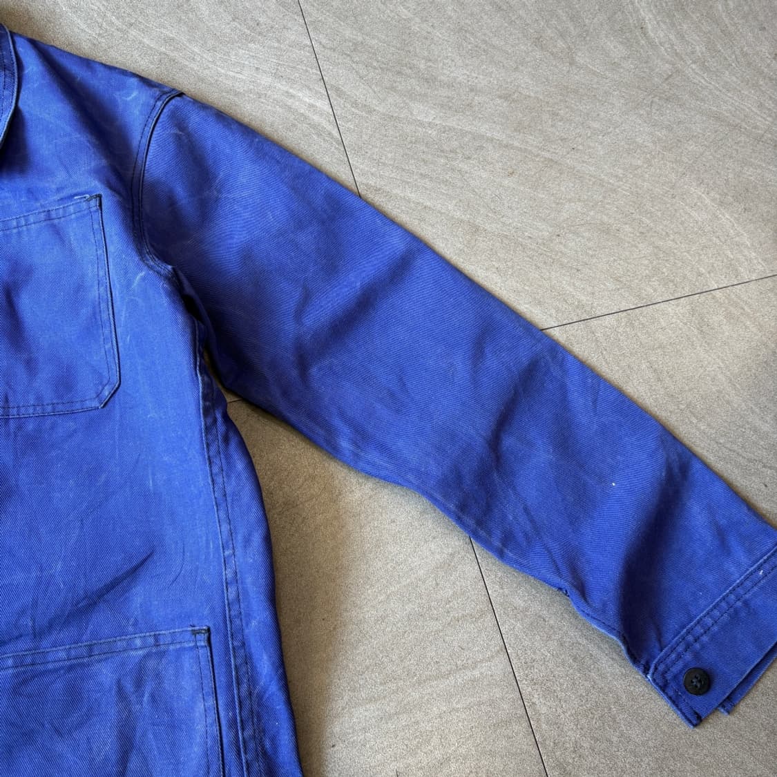 90년대 빈티지 프랑스 생산 프렌치 워크 트윌코튼 자켓 상품이미지4