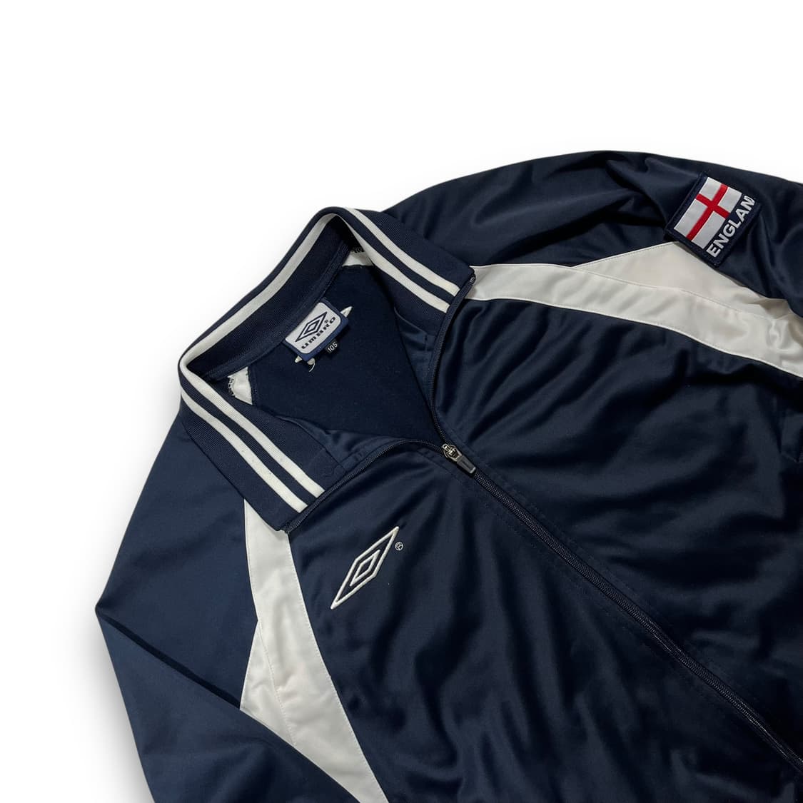 엄브로 00s 잉글랜드 네이비 트랙탑 져지 상품이미지2