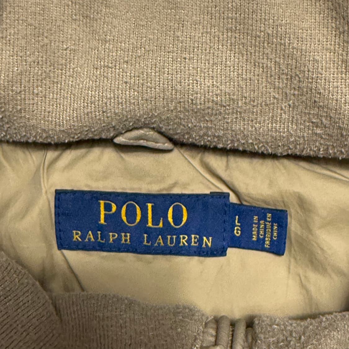 L 폴로랄프로렌 베이지 폴리쉘 자켓  상품이미지4