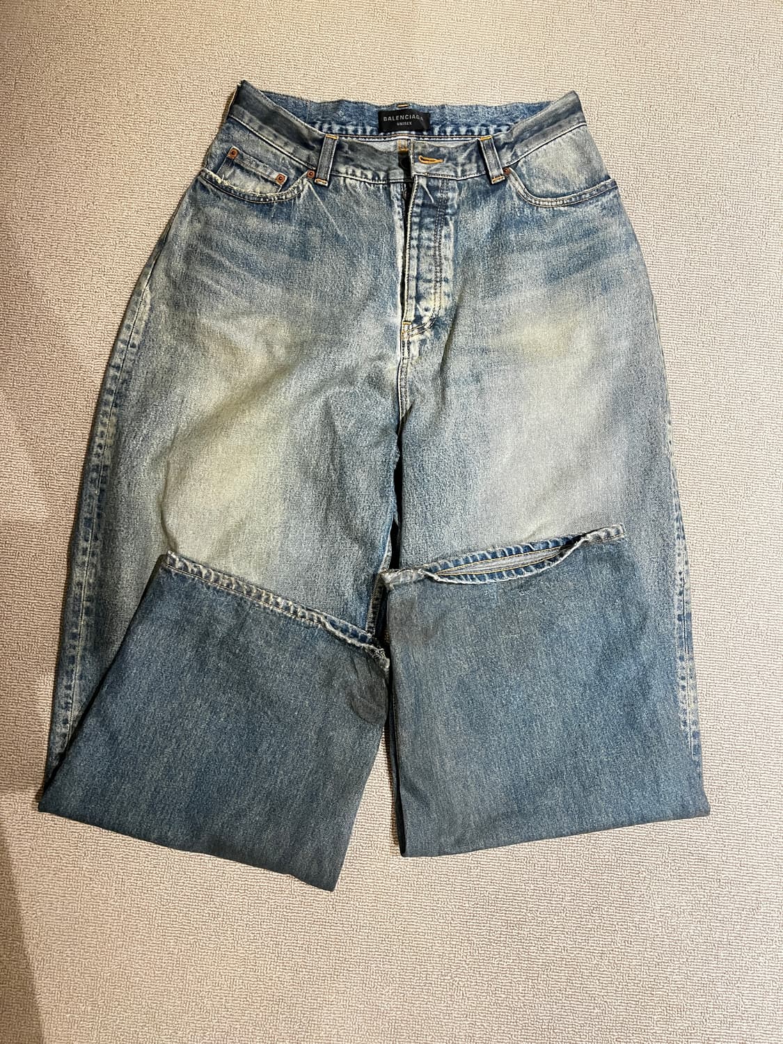 [XS] 발렌시아가 코티드 데님팬츠 상품이미지3