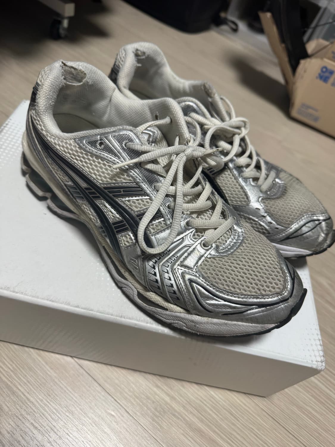 아식스 젤카야노 14 크림블랙 270 상품이미지2