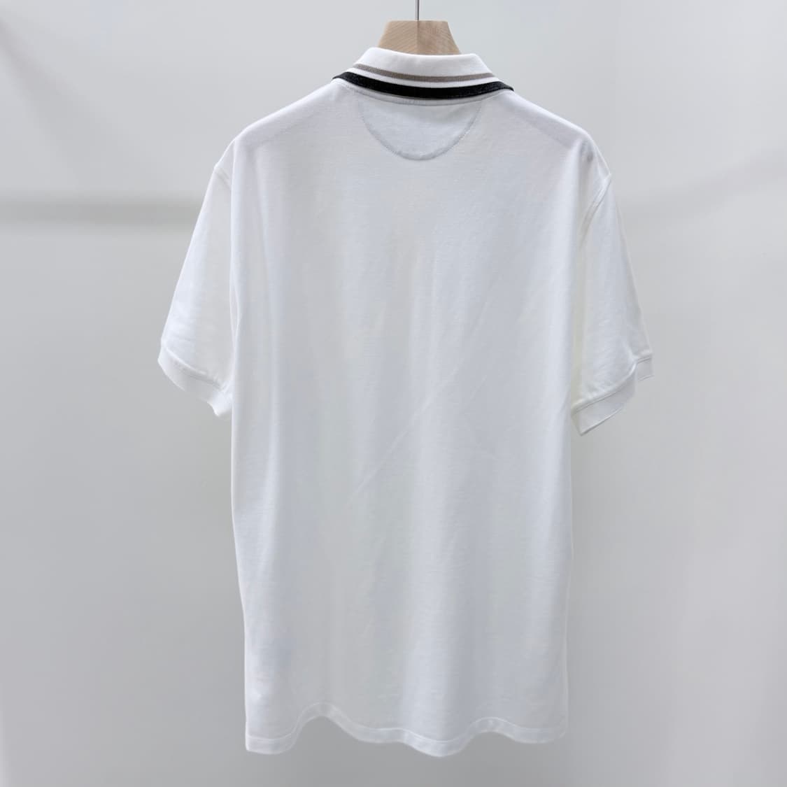 [S+급/2XL] 브루넬로 쿠치넬리 폴로 반팔 카라티 화이트 상품이미지4