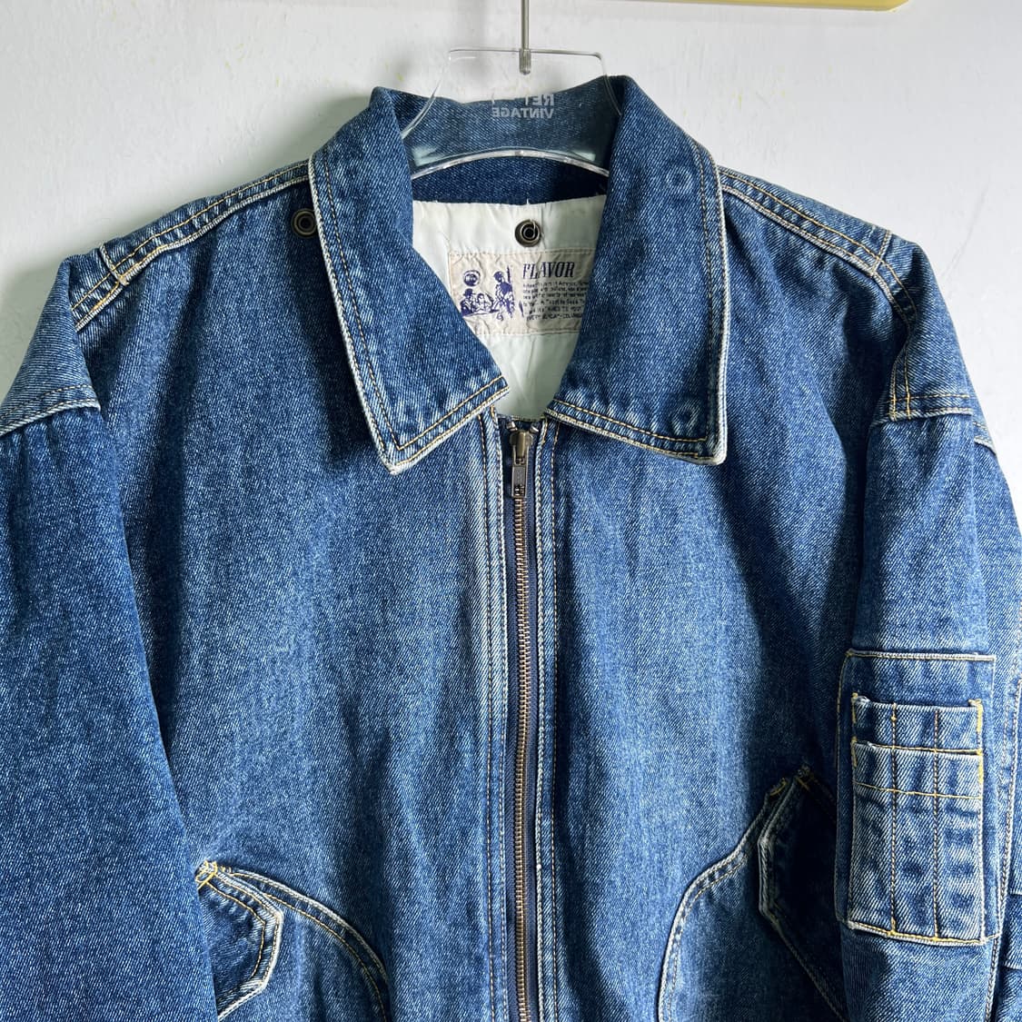 VTG 빈티지 데님 블루종 자켓  상품이미지4