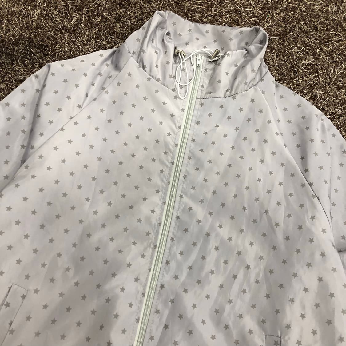 빈티지 별 패턴 바람막이 자켓 상품이미지2